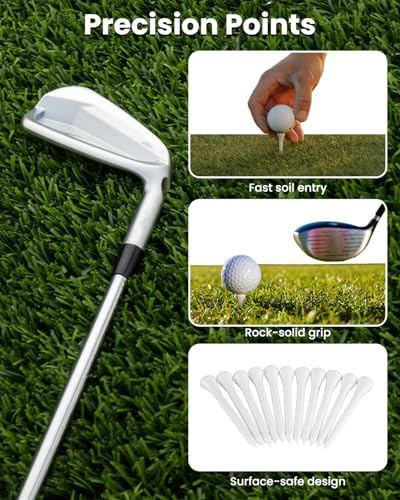 Bamboo Golf Tees 1000 PCS, 2-3/4 inch & 3-1/4 inch Length, Stronger Than Wood - Image 6