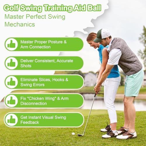 Compression Golf Swing Trainer Ball, Soft Memory Foam Golf Training Aid - Image 5