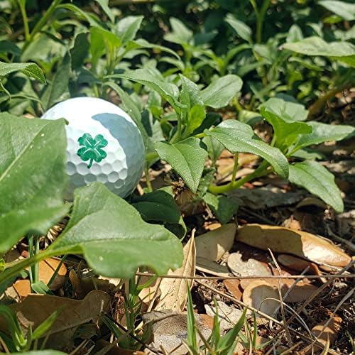 2 Pack Four Leaf Clover Golf Ball Stamp, Golf Ball Stamper, Self-Inking Golf - Image 2