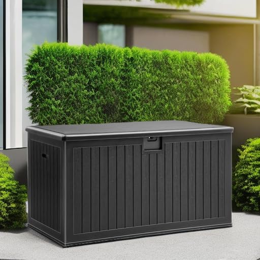 YITAHOME XL 180 Gallon Large Deck Box | Outdoor Storage - Image 5