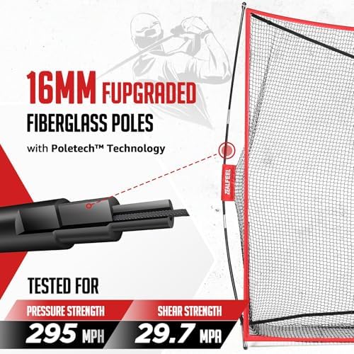 ZEALFEEL Golf Net, 10 x 7 ft Hitting Practice Set - Image 3