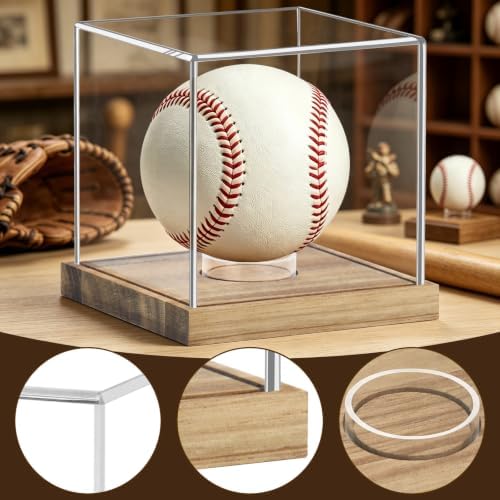 Clear Acrylic Baseball Display Case - Image 6