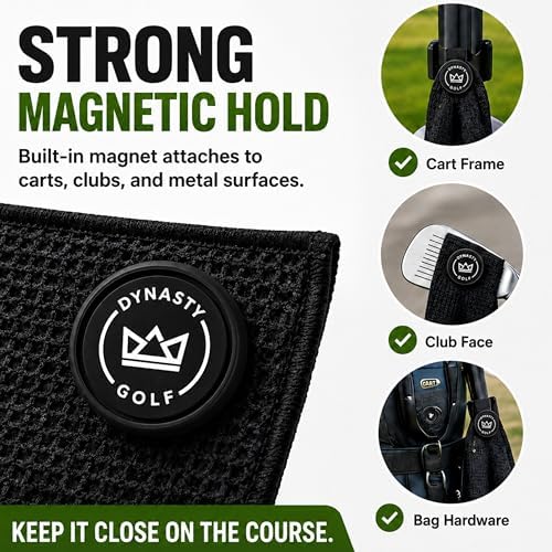 Magnetic Golf Towel for Golf Bags - Image 4