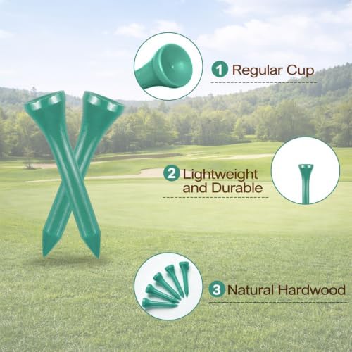 Wooden Golf Tees 3-1/4", 1-1/2" Available - Image 4