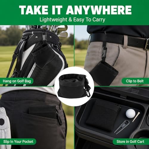 Golf Club and Ball Cleaning Bag - Image 5