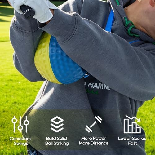 Golf Training Aid Ball – Forearm Connection Swing Trainer - Image 4