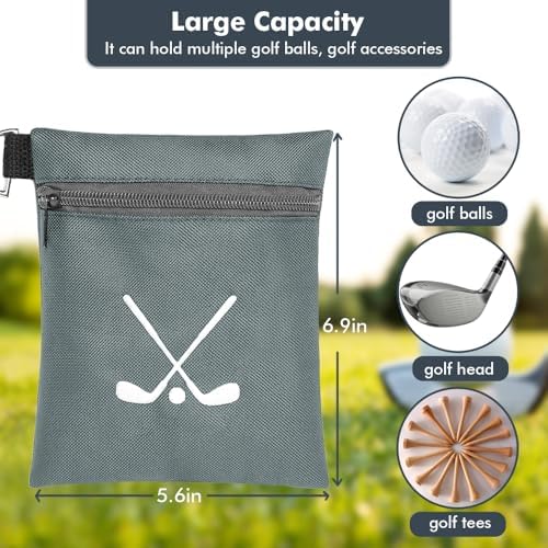 Golf Tee Bag, Waterproof Golf Tee Pouch - Image 3