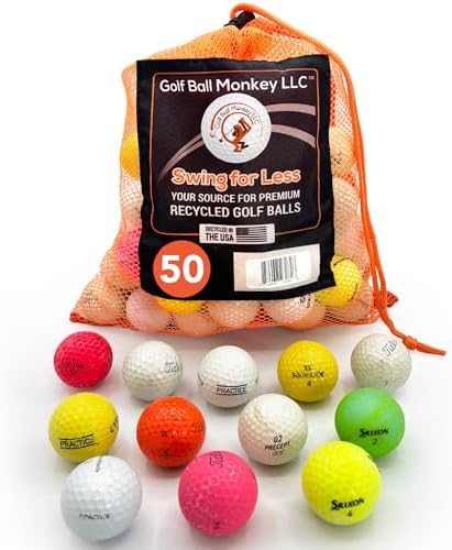 Golf Ball Monkey Hit Away Used Golf Balls Bulk by GolfBallMonkey