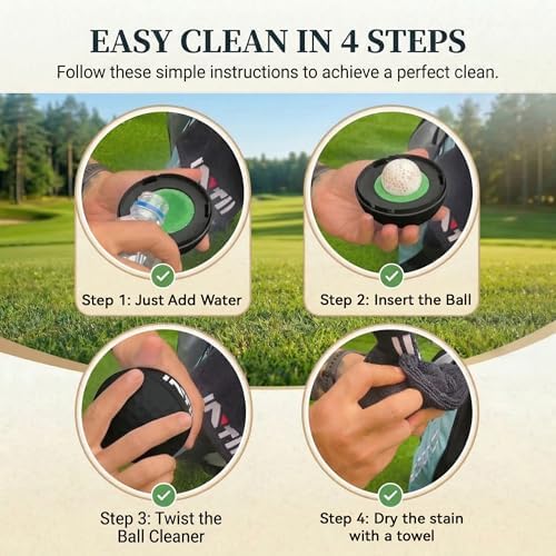 Upgrade Portable Golf Ball Cleaner More Lightweight, Home Golf Ball Washer - Image 6