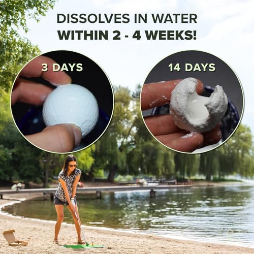 Biodegradable Golf Balls BGB Water Dissolvable | Eco Friendly Golf Gift | Water - Image 4