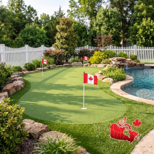 AZCOVER 2 Pack Canada Golf Flag 8x6 Inch - Image 6