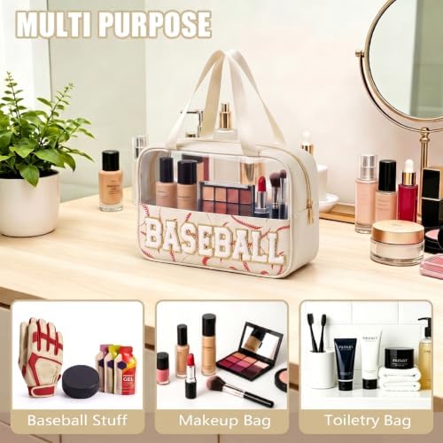 Baseball Makeup Bag, Baseball Gifts - Image 5