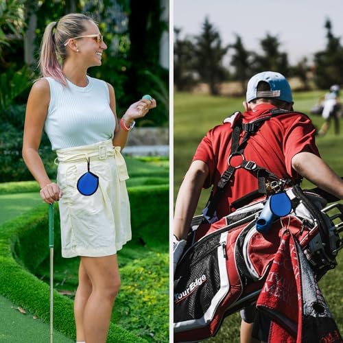 Aspire 4 PCS Portable Pocket Golf Ball Washers, Neoprene Golf Ball Cleaner Pouch - Image 7