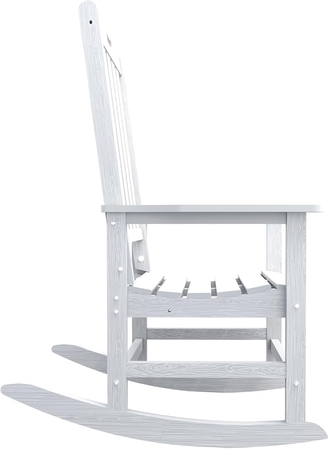 THOEOE Outdoor Rocking Chairs Set of 2, Oversized Patio Rocking Chair | HDPE - Image 9