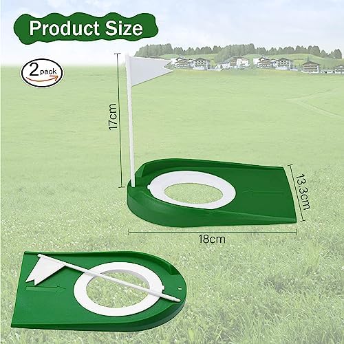 Golf Putting Green Indoor Set, 2 Pack Cup - Image 2