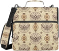Zipper Binder Bag 3 Ring File Folder Portfolio Organizer Zippered Binder Bags by Emelivor