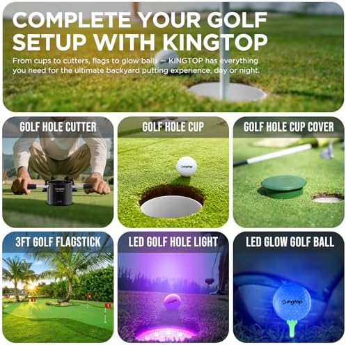KINGTOP Golf Hole Cups for Practice Putting Greens, 4 or 6 in Deep - Image 6
