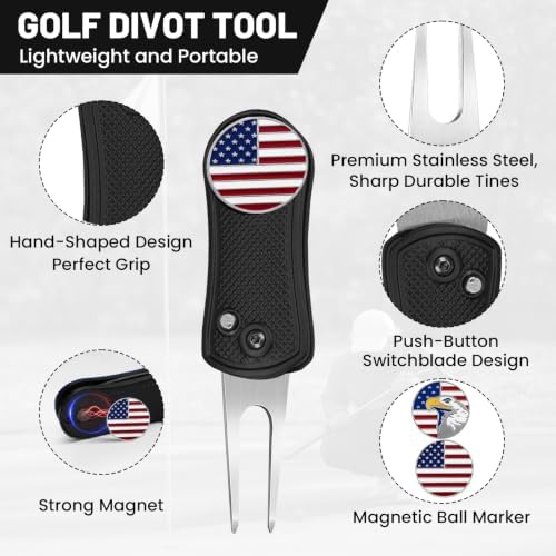 FINGER TEN Golf Divot Repair Tool & Ball Marker - Image 2