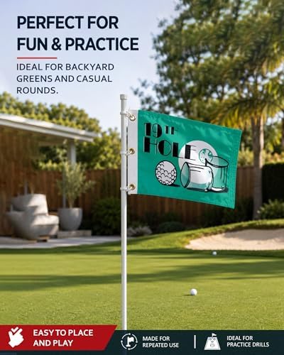 AGAS 19th Hole Golf Flag with Brass Grommets - Image 4