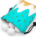 Golf Valuables Pouch Bag with Drawstrings Closure by ALIENNANAGolf