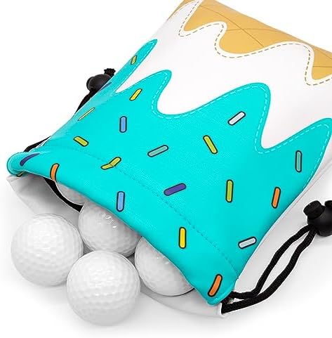 Golf Valuables Pouch Bag with Drawstrings Closure by ALIENNANAGolf