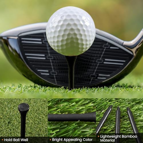 FINGER TEN Golf Tees Wood Bulk - Image 4