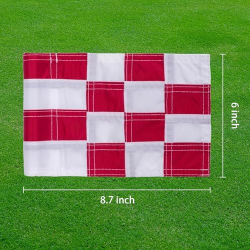 AZCOVER 3 Pack Checkered Golf Flag 8x6 Inch - Image 4