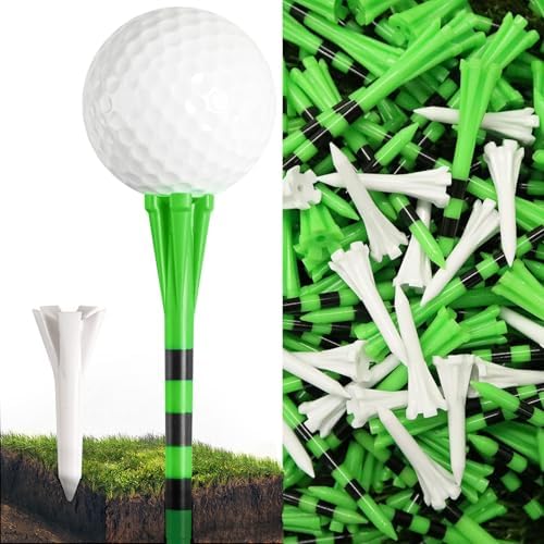 FINGER TEN Golf Tees Plastic 100 Pack by FINGERTENSport