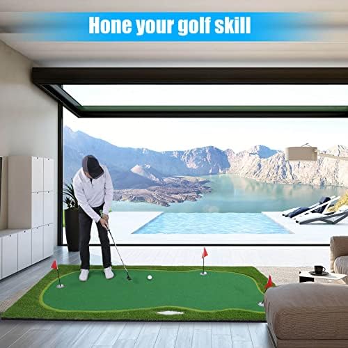 Golf Putting Green Mat, Golf Practice Training Mat - Image 2