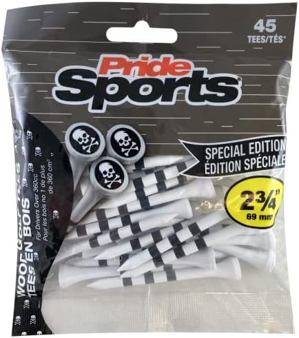 PrideSports 2-3/4" Skull & Cross Bone Tees - Image 2