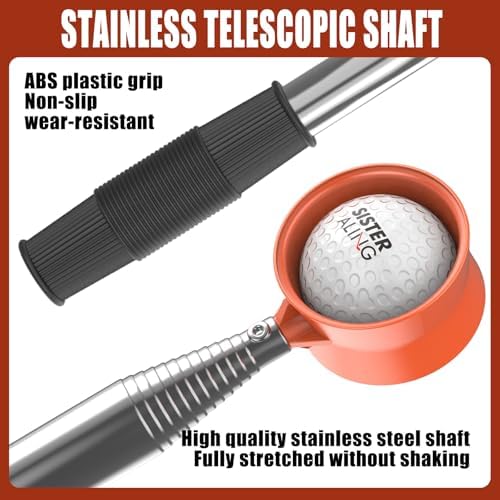 Telescopic Golf Ball Retriever-Picker Upper-Grabber-for Water - Image 4