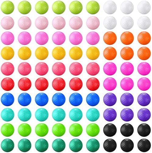 Vinsot 48 Pcs Golf Balls Bulk Solid Rubber Golf Soft Training Balls by Vinsot