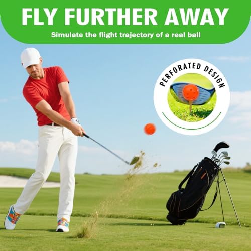 Plastic Golf Balls Practice Limited Flight Golf Training Ball Hollow Swing - Image 6