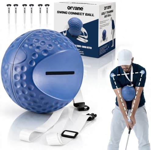 Golf Training Aid Ball – Forearm Connection Swing Trainer by Orvane