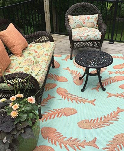 Mad Mats Outdoor Rug, Reversible Plastic Mat - Image 2