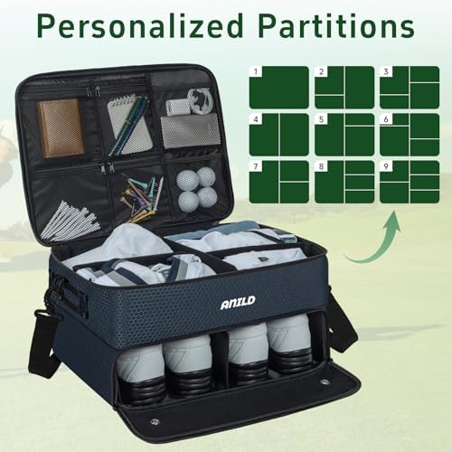 ANILD Golf Trunk Organizer, 2 Layer Golf Storage Case - Image 5