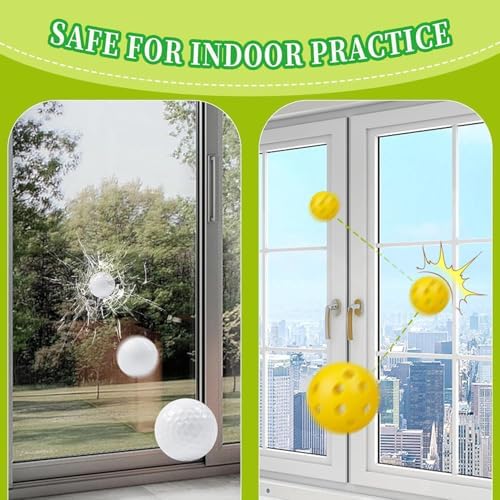 KOFULL Practice Golf Balls, 50 Pack Plastic Golf Balls - Image 5