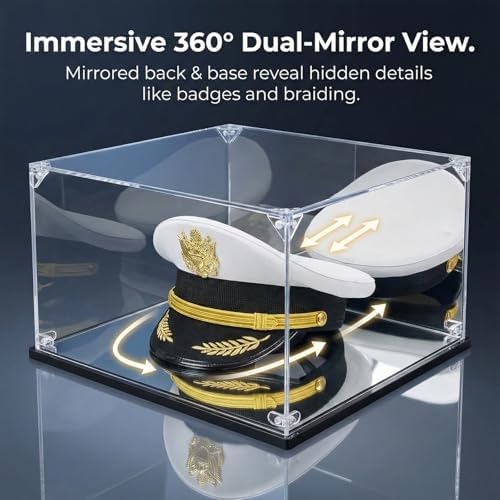 Police & Military Hat Acrylic Display Case - Image 2