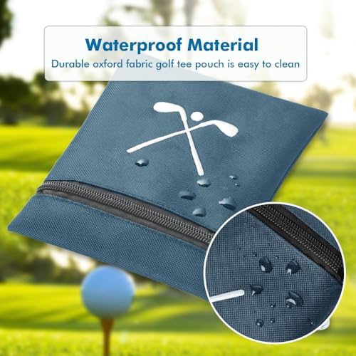 Golf Tee Bag, Waterproof Golf Tee Pouch - Image 2