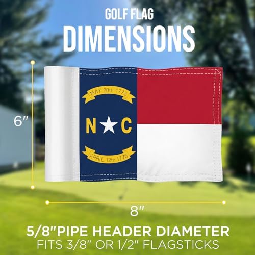 North Carolina State Mini Golf Flag, 6 x 8 in - Image 5