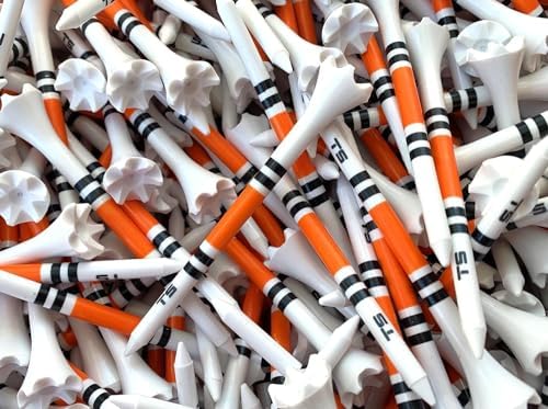 TRUESTRIKE Premium USA Golf Tees – 3¼" or 2¾" Durable Plastic Performance Tees by TRUESTRIKE