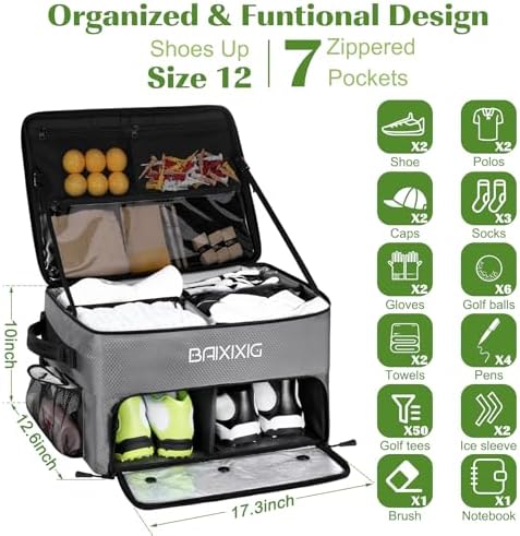 Golf Trunk Organizer, 2-Layer Storage - Image 5