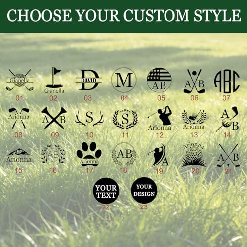 Amlion Custom Golf Ball Stamp Personalized Self-Inking Stamper Golf Ball Markers - Image 5