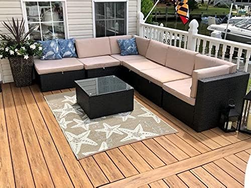 Mad Mats Outdoor Rug, Reversible Plastic Mat - Image 2