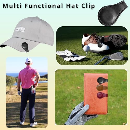 Adhere Golf Hat Clip Golf Ball Marker Holder Magnetic Golf Cap Clips Without - Image 4
