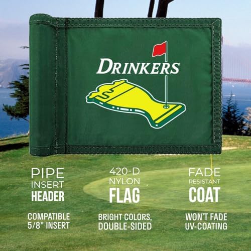 Golf Flag 8x6 Inch – 420D Nylon Double-Sided Mini Pin Flag - Image 5