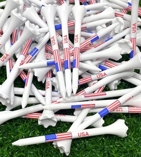 NorthPointe USA American Flag 3 ¼” Plastic Golf Tees - Image 3
