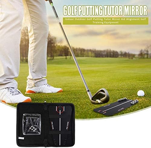 Golf Putting Tutor with Free Zipper Case, Swing Trainer, Putting Mirror - Image 3