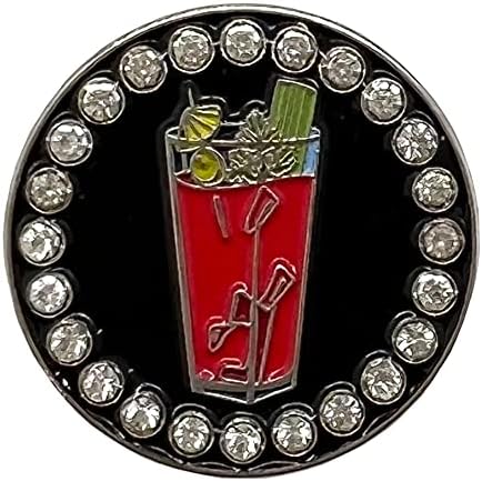 Giggle Golf Happy Hour Bling Golf Ball Marker - Image 3