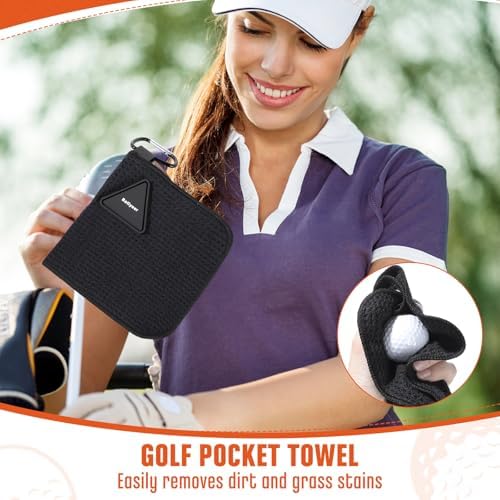Batiyeer 3 Pack Small Golf Towels - Image 3